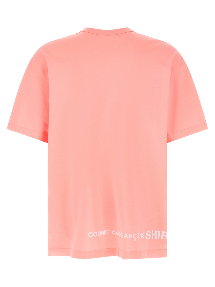Pink Logo Print T-shirt