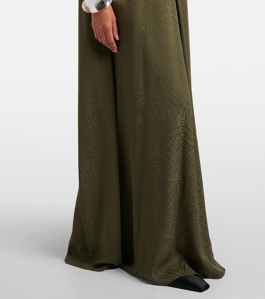 Parc printed silk maxi dress