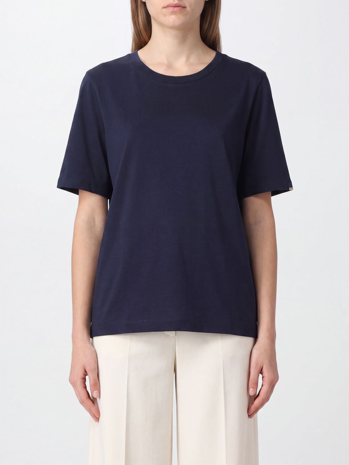 T-Shirt Woman color Gnawed Blue