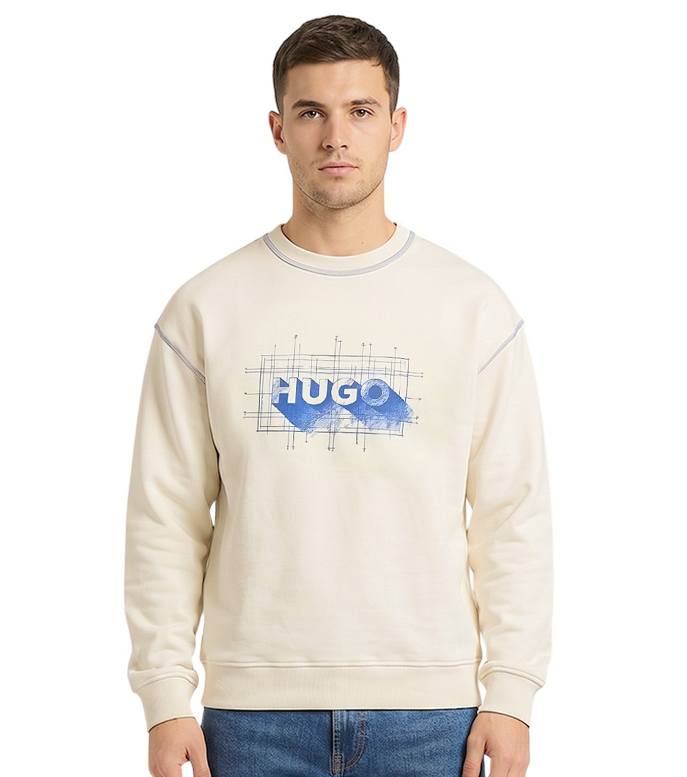 White Crew Neck Sweatshirts