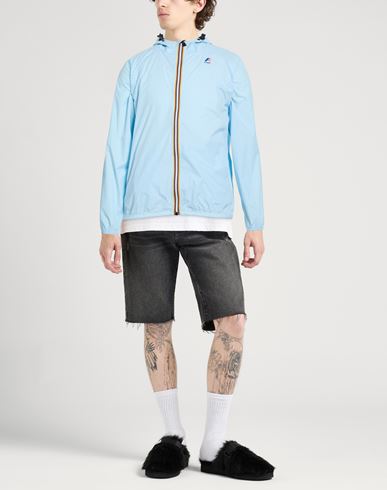 Le Vrai 4.0 Claude Man Jacket Sky blue Size L Polyamide