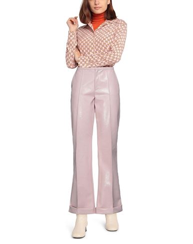 Woman Pants Pink Size 4 Polyurethane, Polyester