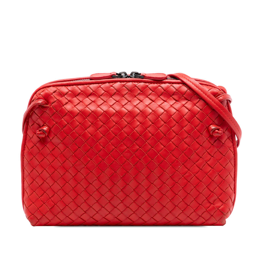 Pre-owned Nappa Intrecciato Nodini Crossbody B04911995K
