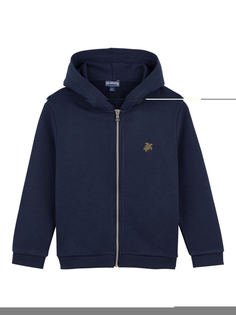 Placed Back Turtle hoodie - Blue