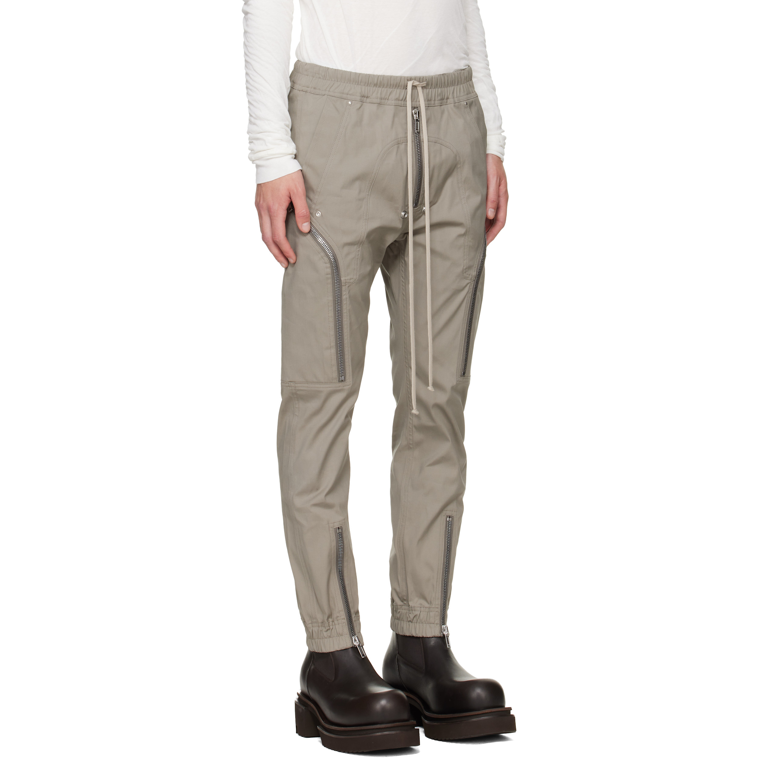 Gray Tower Heizer Cargo Pants