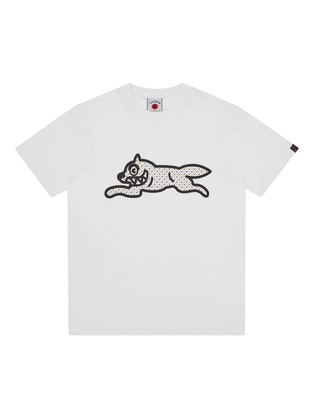 Iced Out Running Dog T-shirt - White
