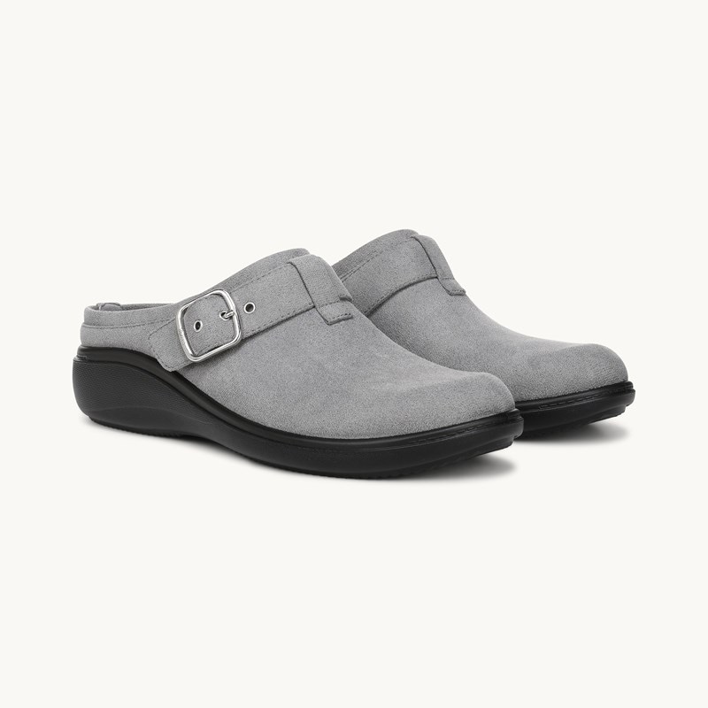 For Balance Mule Shoes Graphite Microsuede