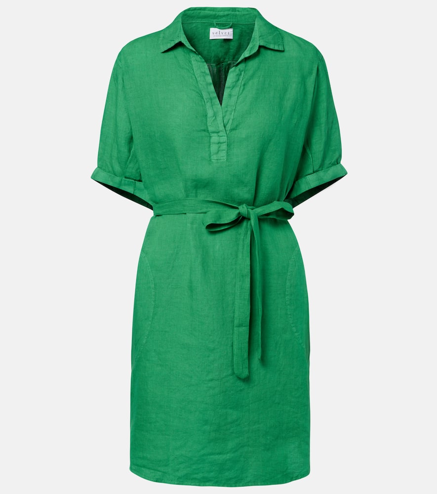 Stella linen minidress