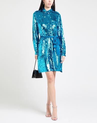 Woman Mini dress Azure Size 4 Polyester