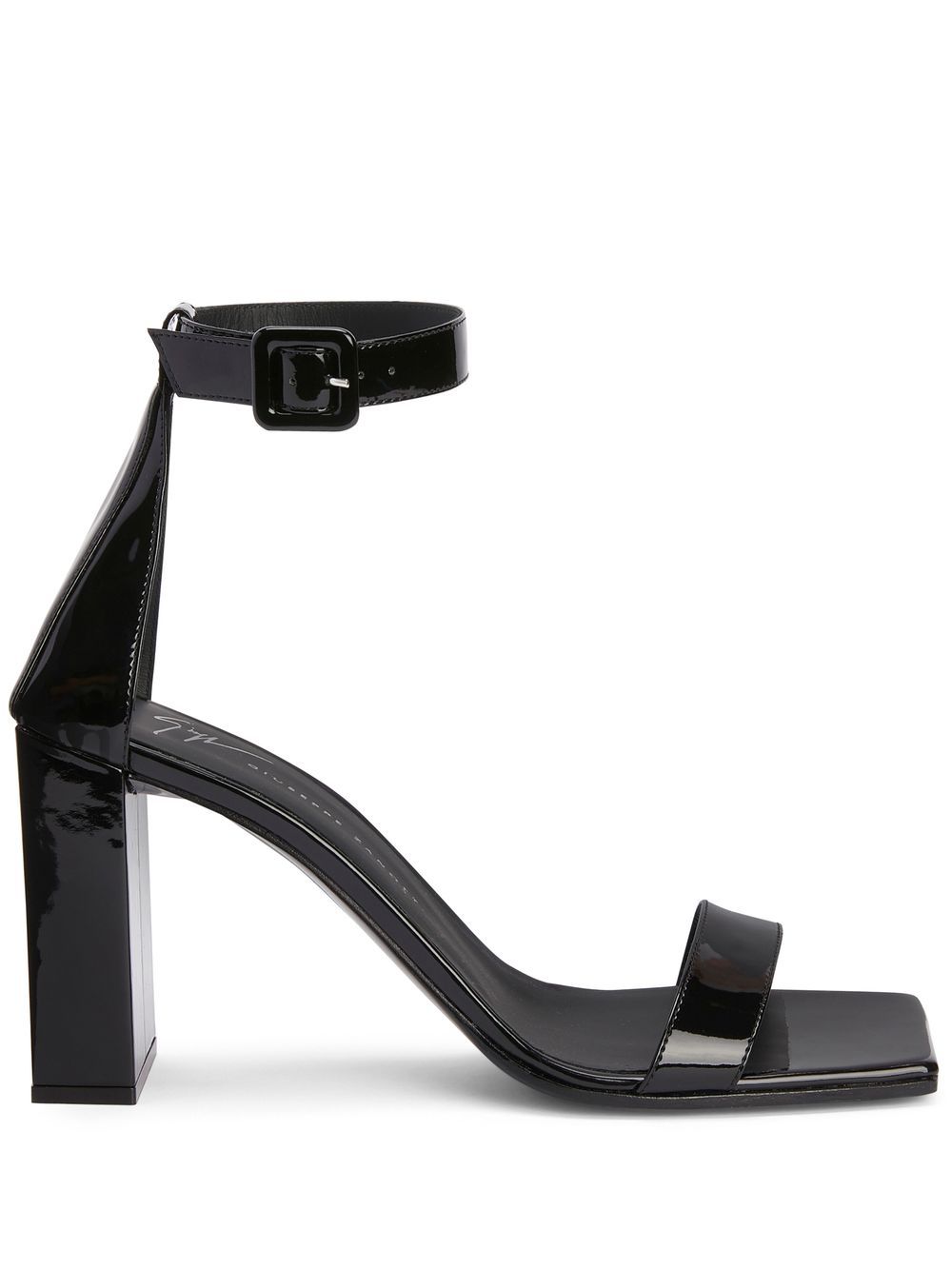 Sandals In Black Patent Leather