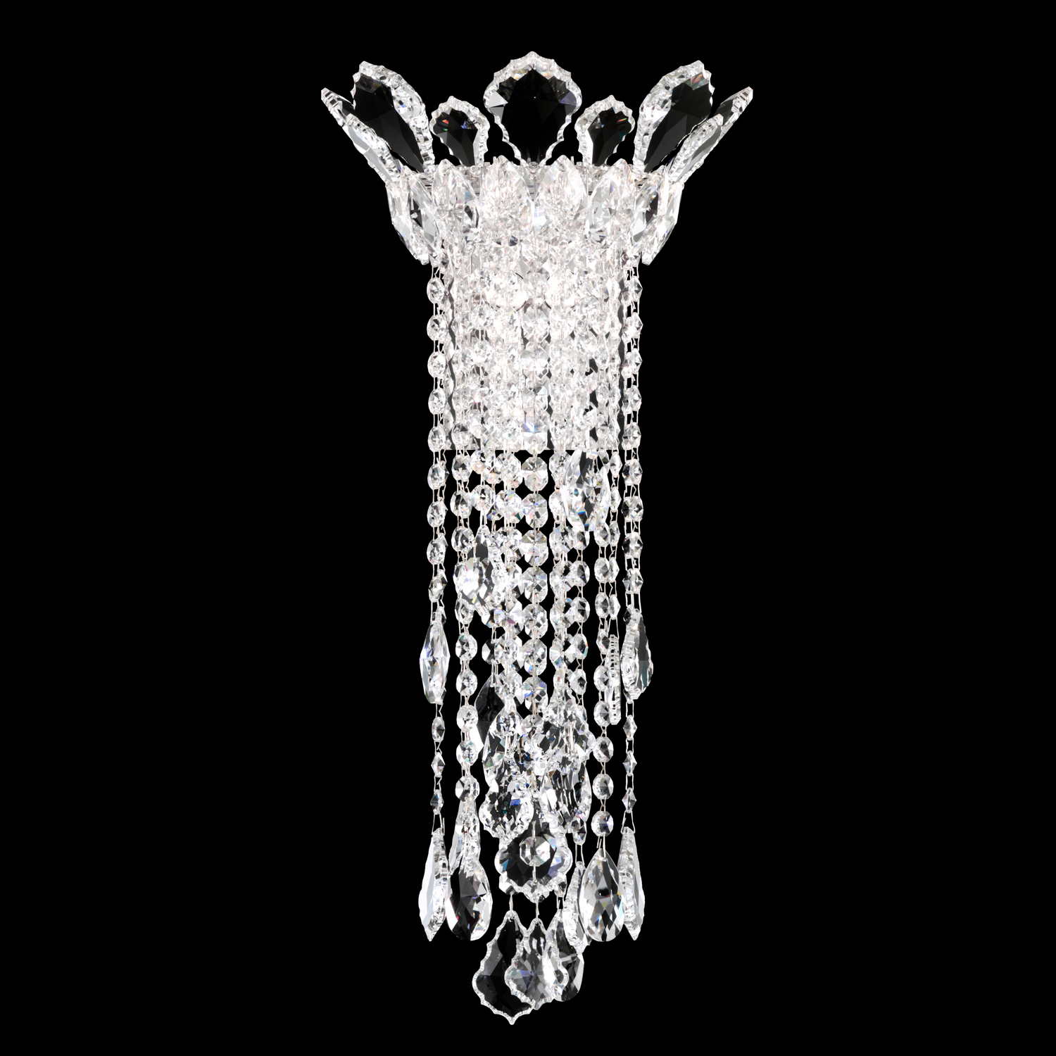 Trilliane Strands 2-Light Wall Sconce in Stainless Stee