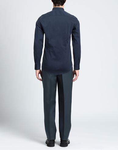 Man Shirt Midnight blue Size S Cotton, Nylon, Elastane
