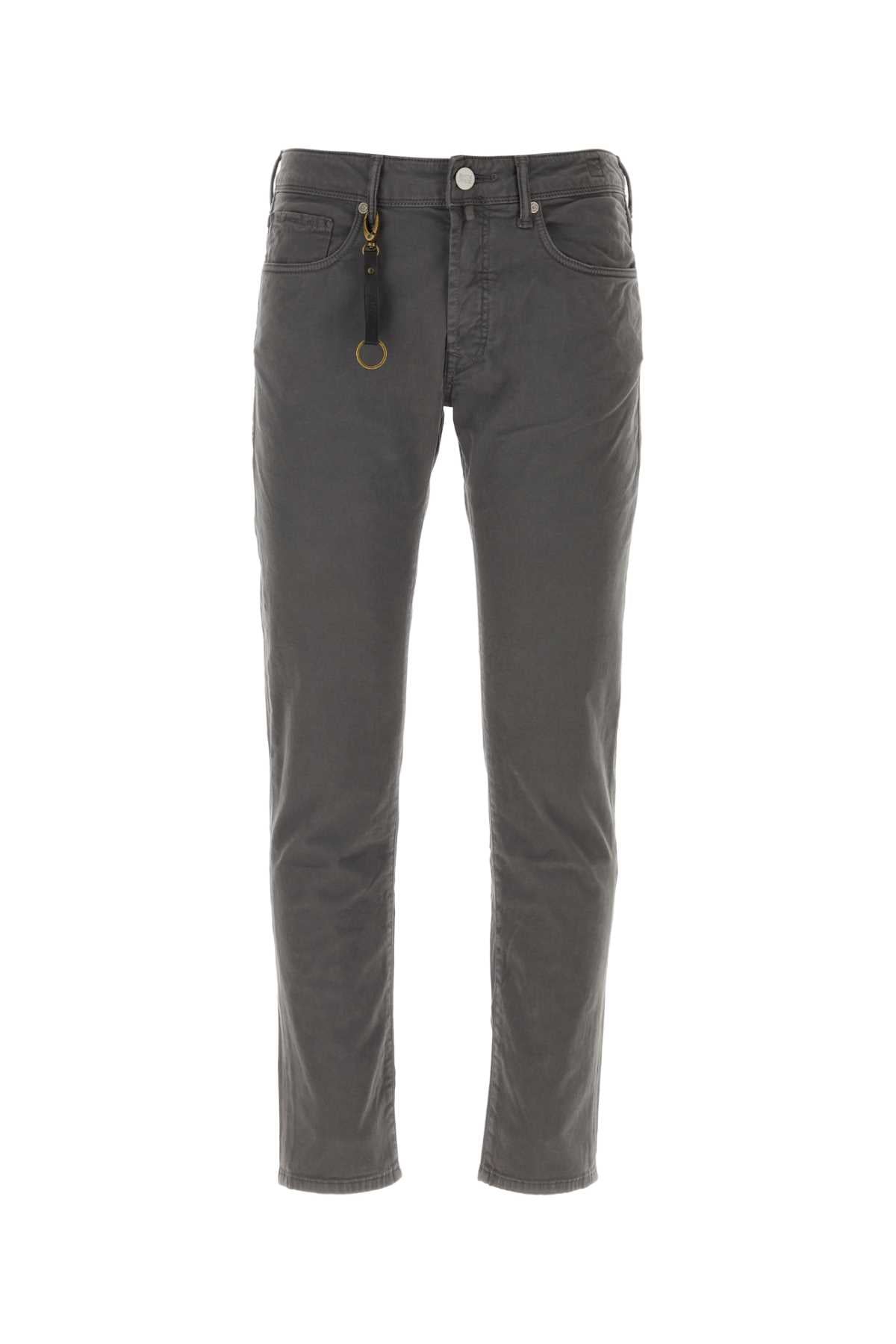 Stretch Cotton Trousers — Gray