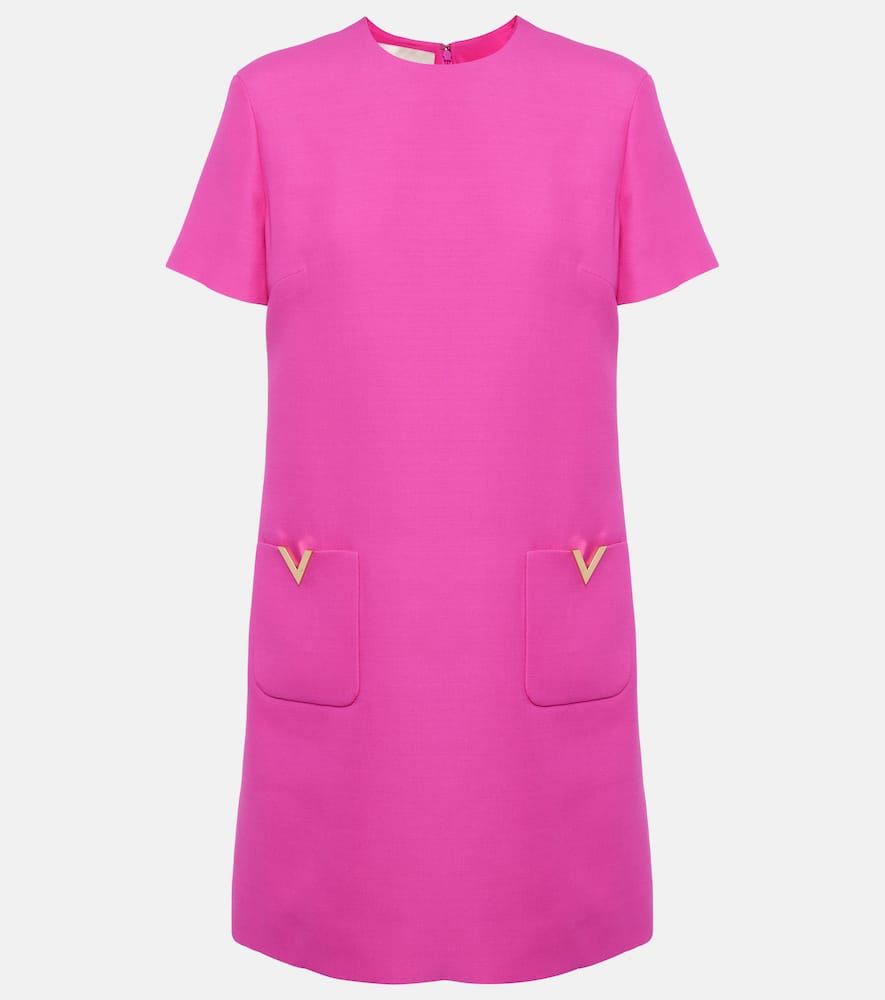 VGold Crepe Couture minidress