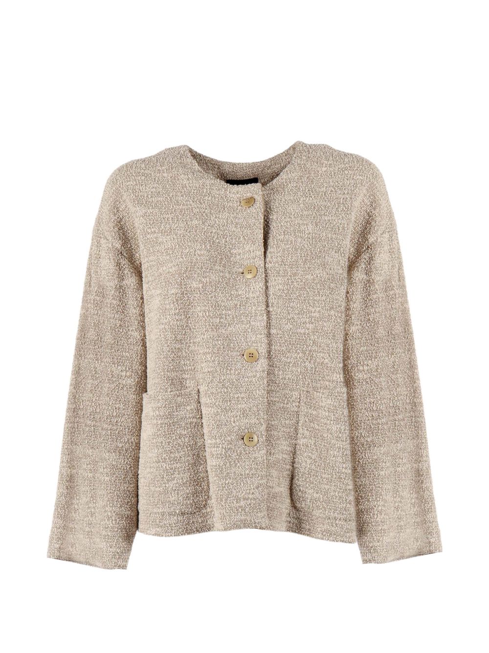 Cotton blend blazer jacket