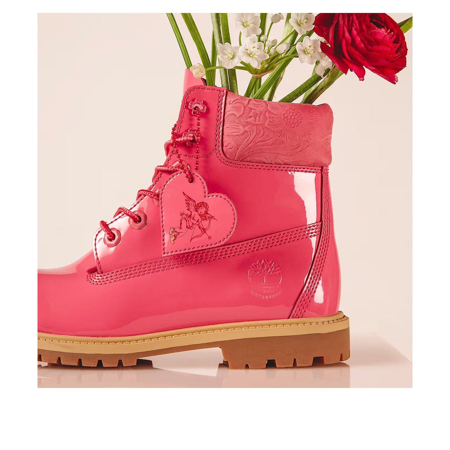 (WMNS) 6"" Premium Waterproof Boot 'Patent Valentine's Day'