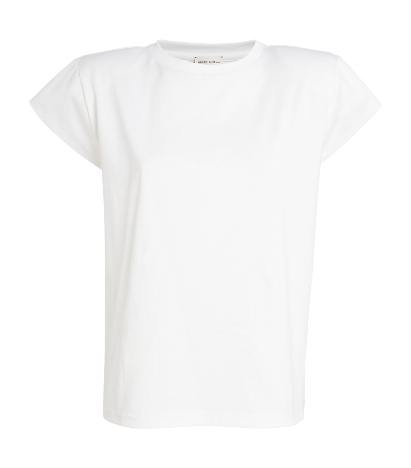 마그다 부트림 Padded-Shoulder T-Shirt