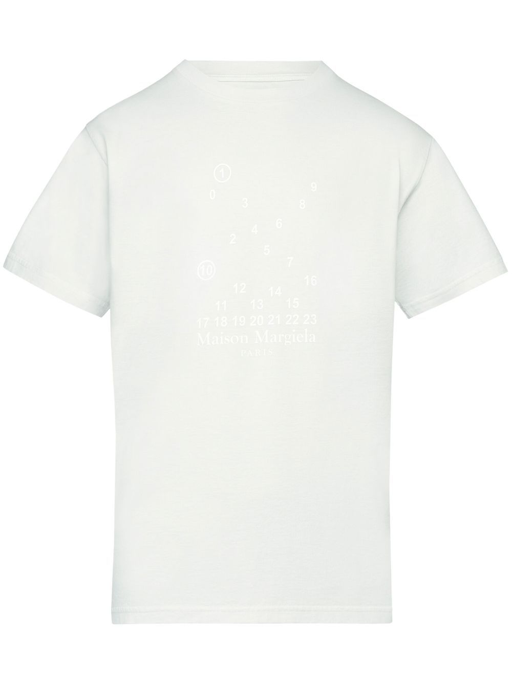 Logo-print crew-neck T-shirt - White