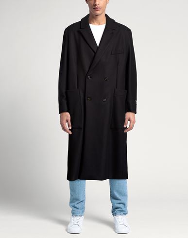 Paltò Guardaroba Man Coat Navy Size 40 Virgin Wool, Polyamide, Cashmere