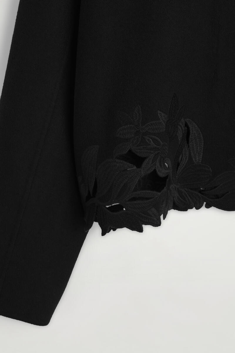 Embroidered Double-Faced Wool Jacket