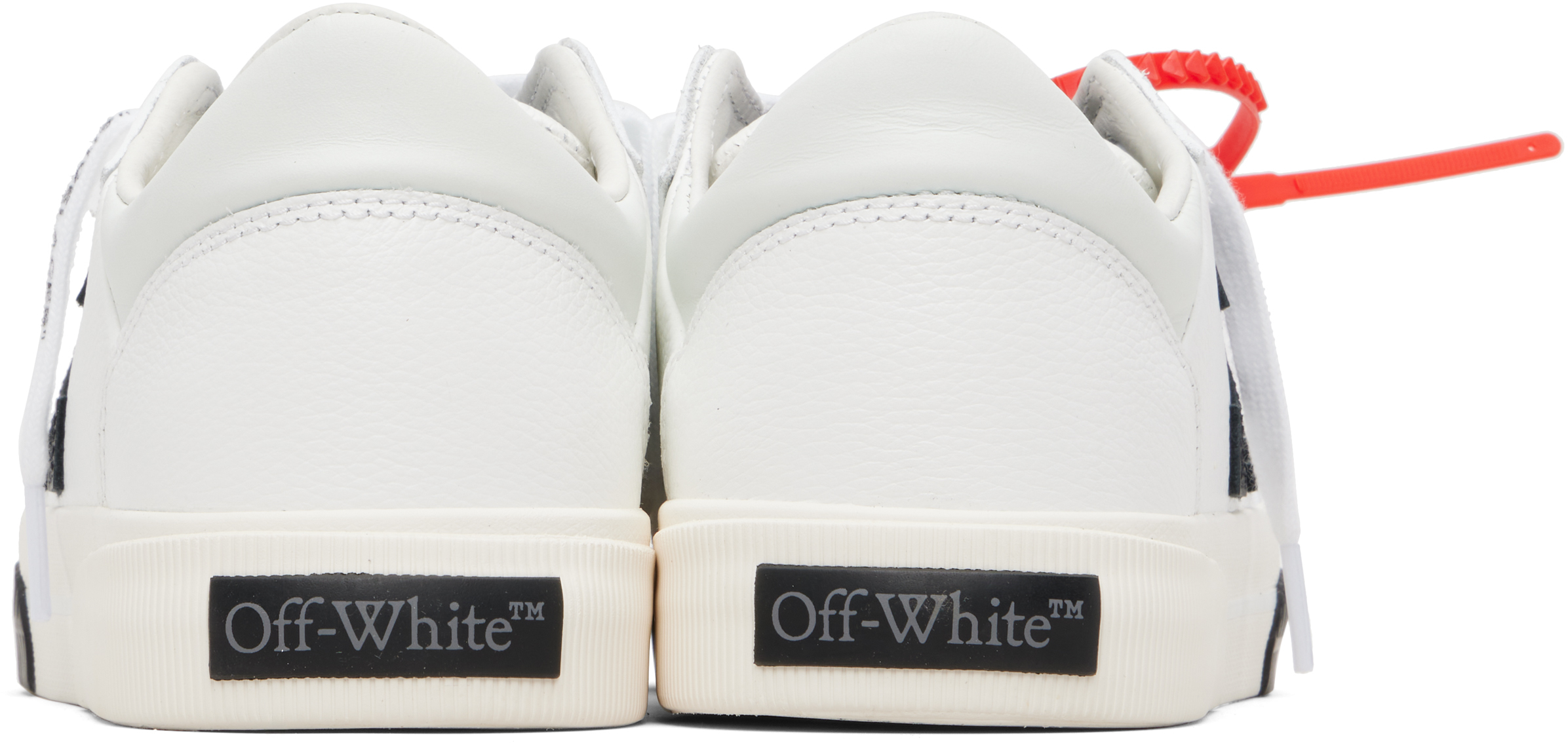 White Vulcanized Low Sneakers