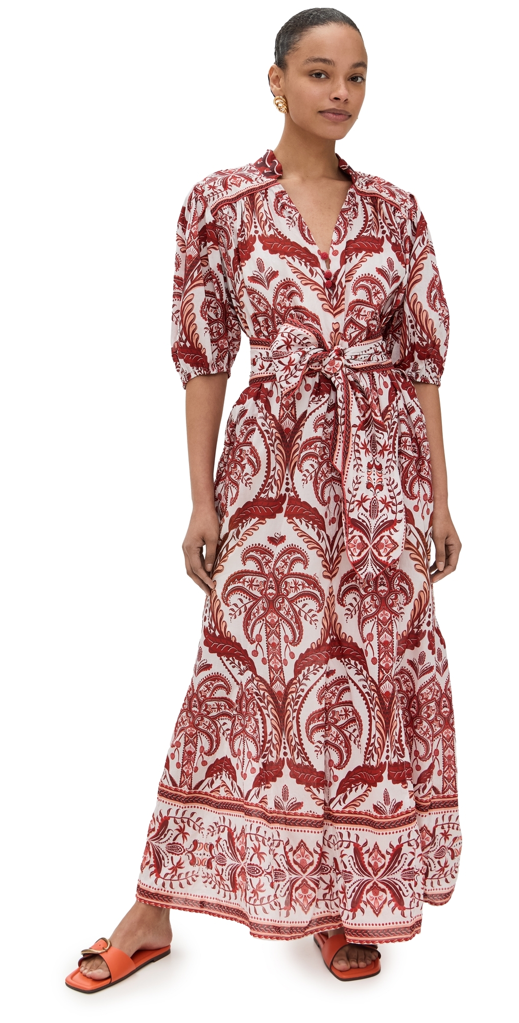 Tropical Cameo Off White Maxi Dress Tropical Cameo Off-White