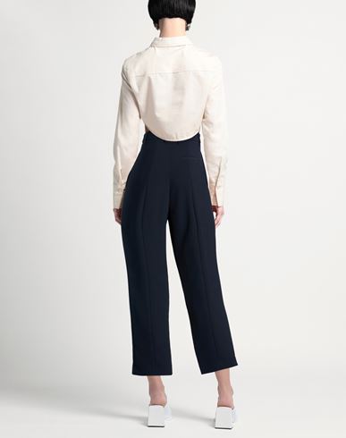 Woman Pants Midnight blue Size 12 Polyester, Elastane