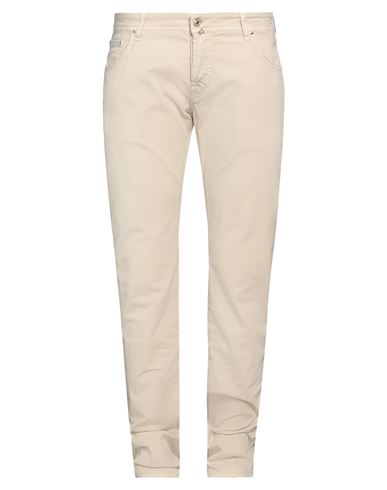 Jacob Cohёn Man Pants Beige Size 35 Cotton, Lyocell, Elastane