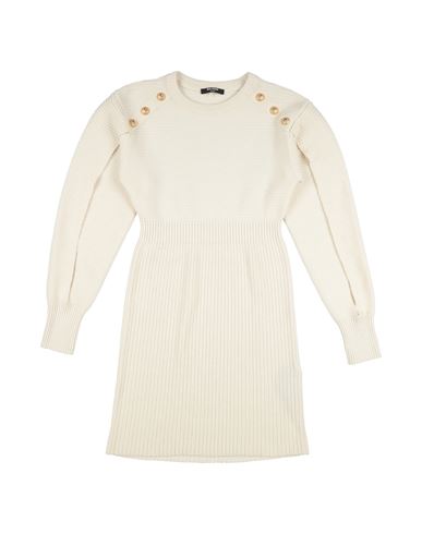Kid Girl Kids' dress Ivory Size 10 Wool, Silk, Cashmere, Polyamide