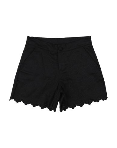 L:ú L:ú By Miss Grant Kid Girl Shorts & Bermuda Shorts Black Size 10 Cotton, Elastane