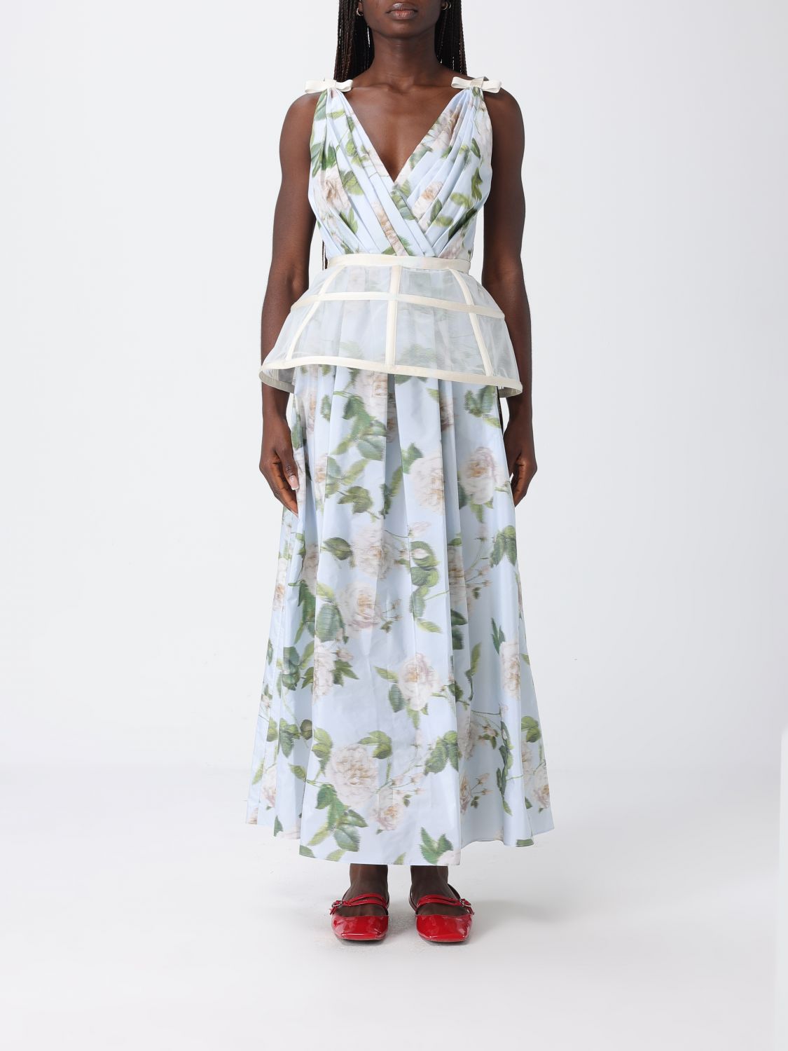 Dress Woman color Gnawed Blue