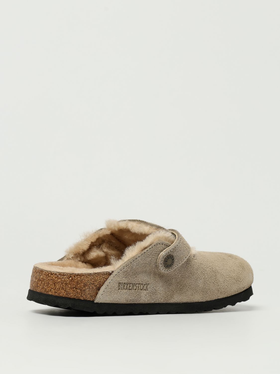 Boston Shearling mules - Neutrals