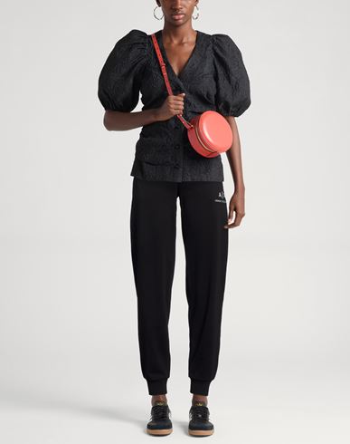 Woman Pants Black Size L Cotton