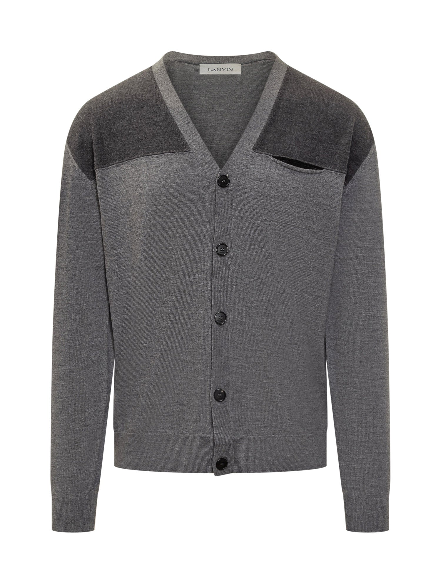 Wool Cardigan with Unique Stitch Details