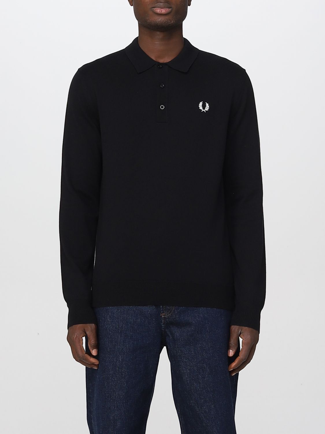 Polo Shirt Men color Black