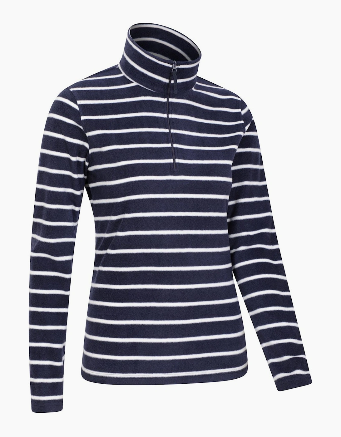 Women's Mountain Warehouse Womens/Ladies Camber Striped Half Zip Fleece Top - Navy