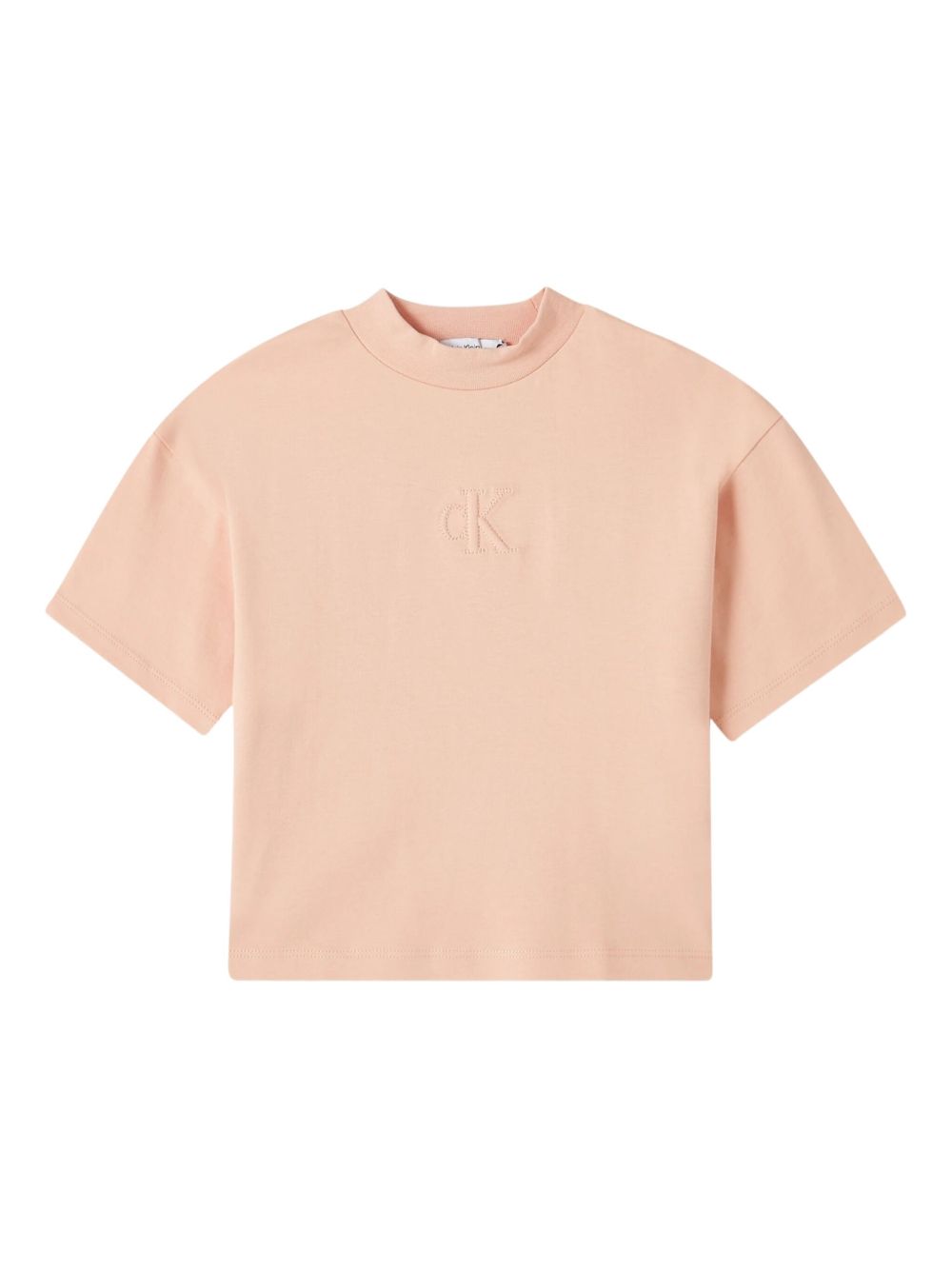 Logo-embroidered T-shirt - Pink