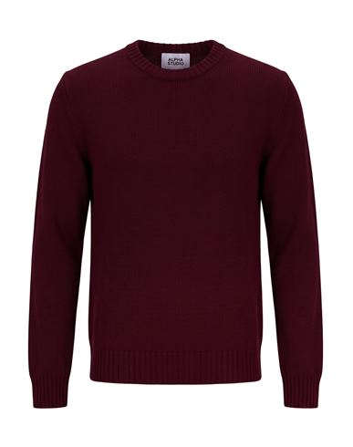 Man Sweater Brick Size 42 Merino Wool