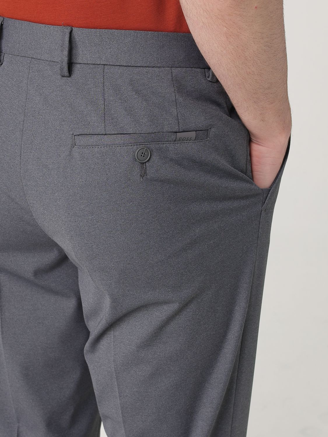 Pants BOSS Men color Grey