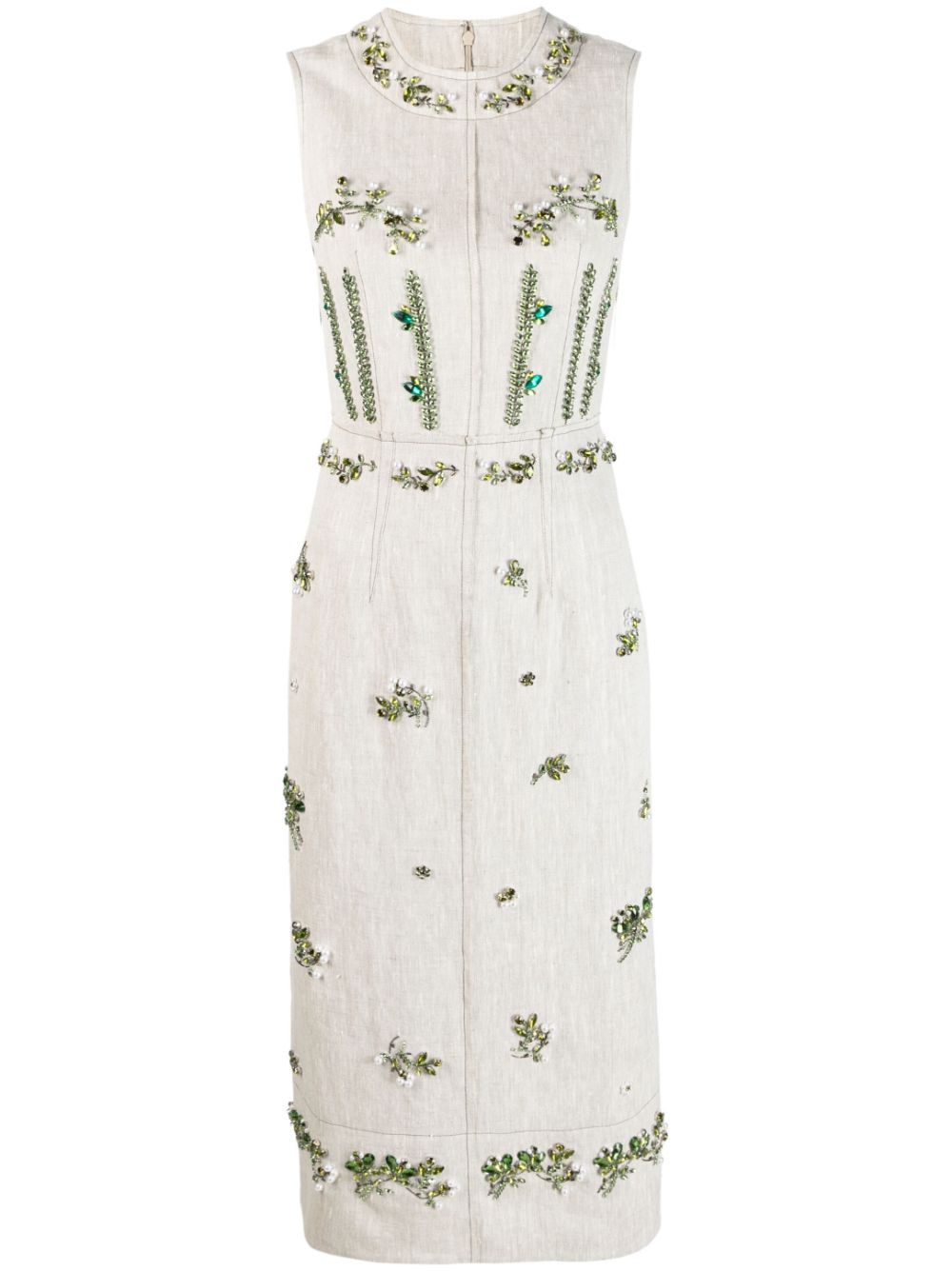 Ellery sleeveless dress - Neutrals