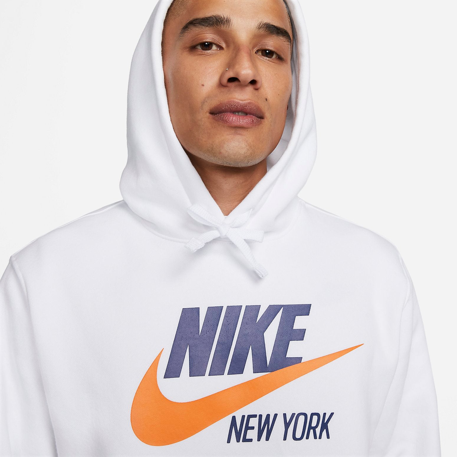 Sportswear New York Fleece Hoodie 'White'