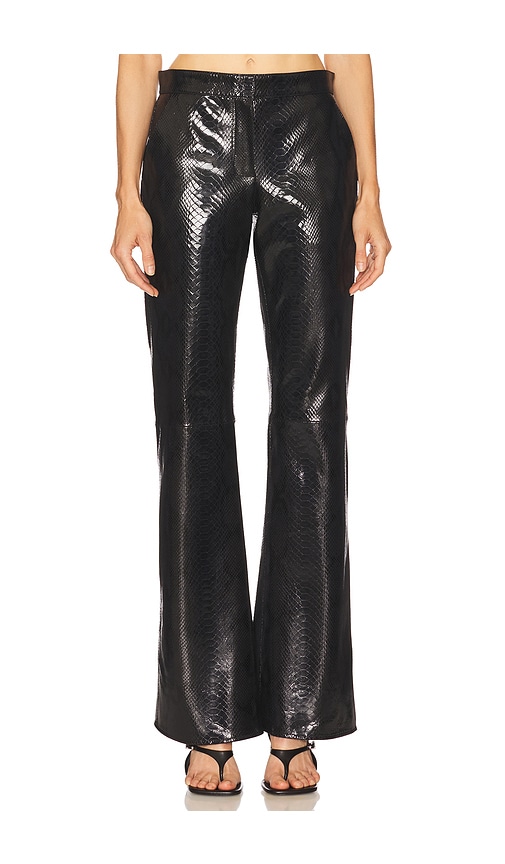 The New Arrivals by Ilkyaz Ozel Lenny Leather Pant in Black. 36/4. Also /2, 38/6