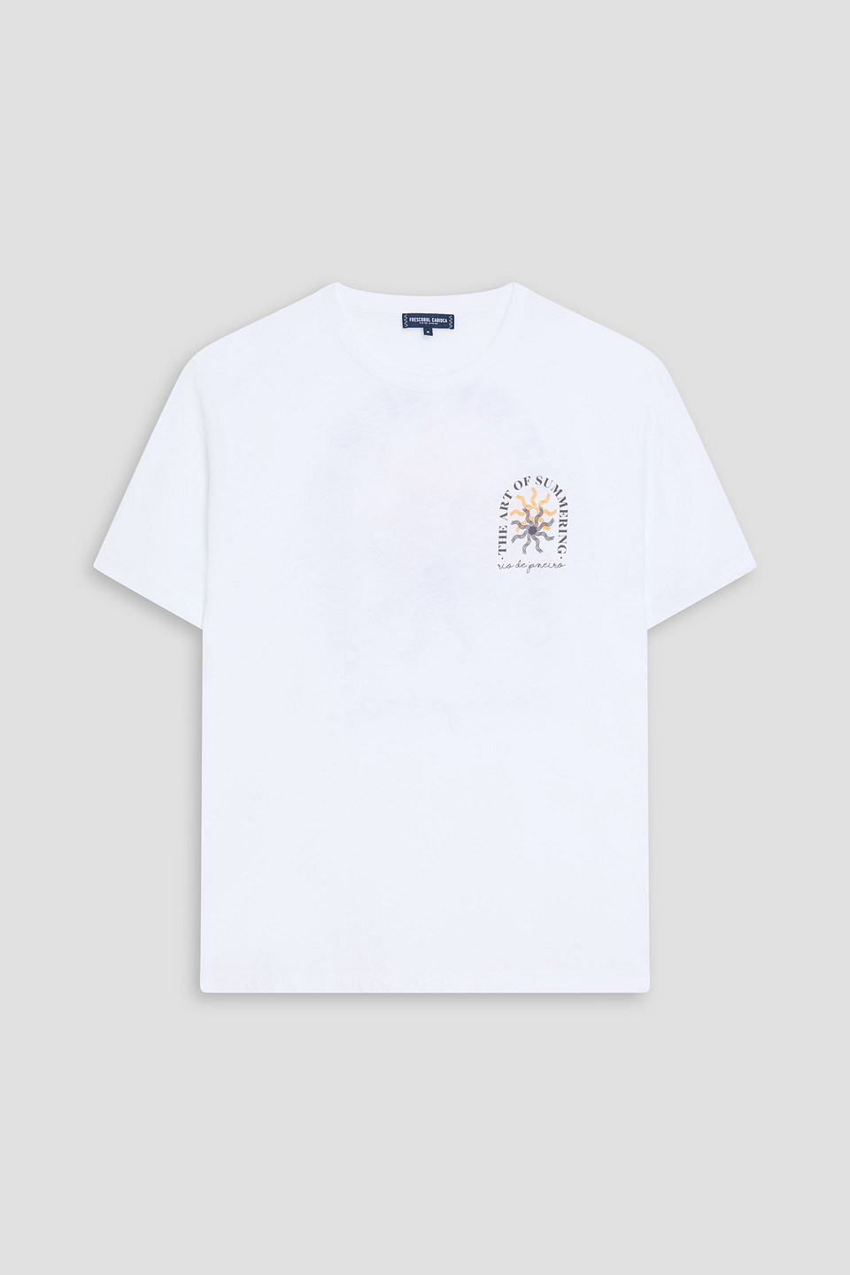 Dinis printed linen and cotton-blend jersey T-shirt - White - S