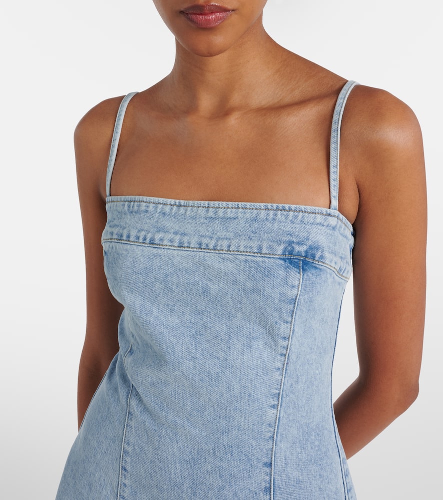 Clarissa denim midi dress
