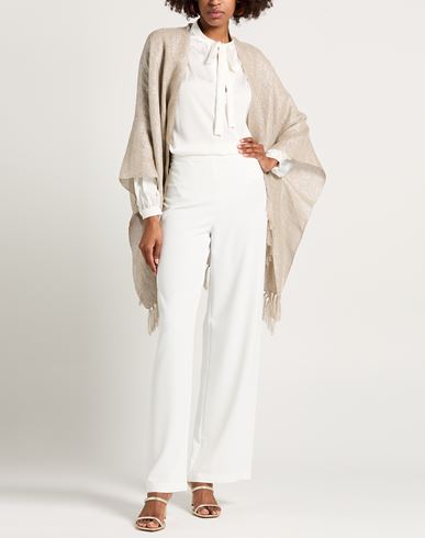 Woman Pants White Size 4 Polyester
