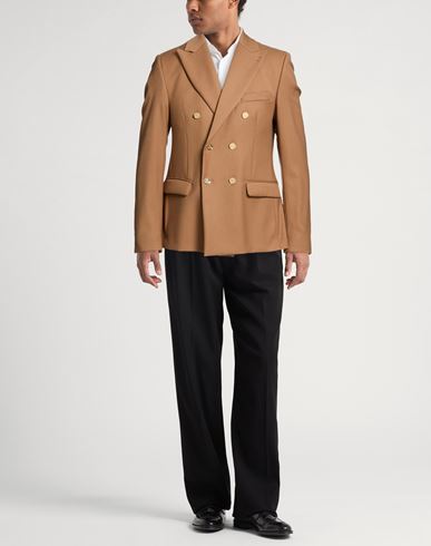 Man Blazer Brown Size 40 Polyester, Viscose, Elastane