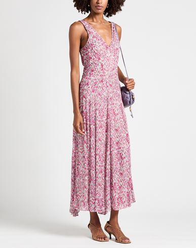 Woman Maxi dress Fuchsia Size 2 Viscose