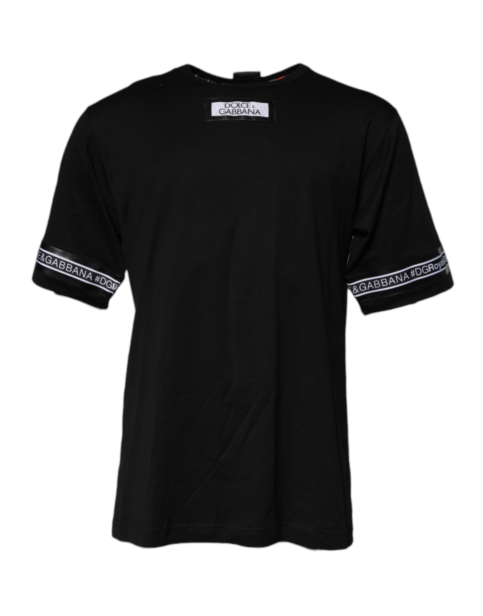 Logo-Print Cotton T-Shirt — Black