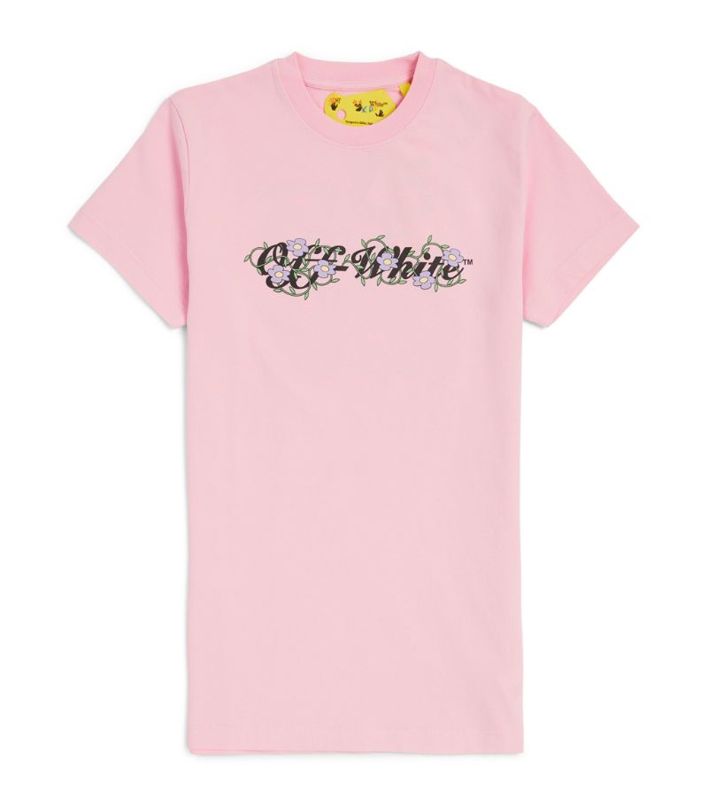 Flowers Arrow T-Shirt Dress (4-12 Years)