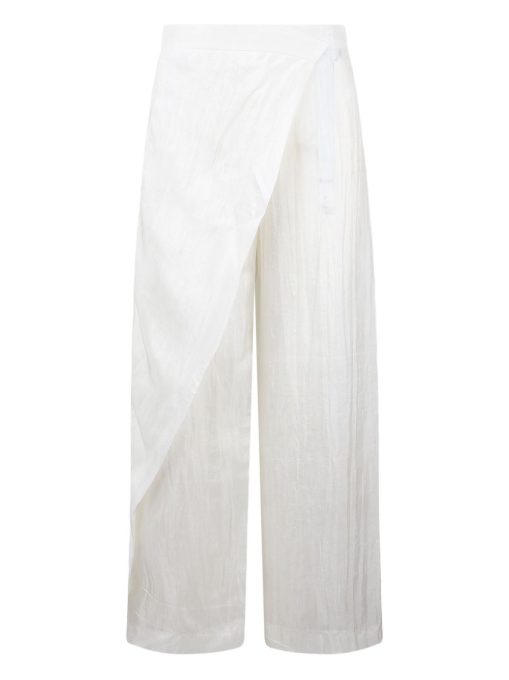 THE ROSE IBIZA silk trousers - White
